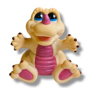 Little Spike Baby Dinosaur 1992 Figure PVC 4 Inch Pink Purple
